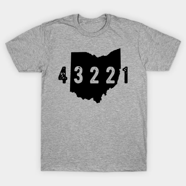 43221 zip code Upper Arlington Columbus OHIO T-Shirt by OHYes